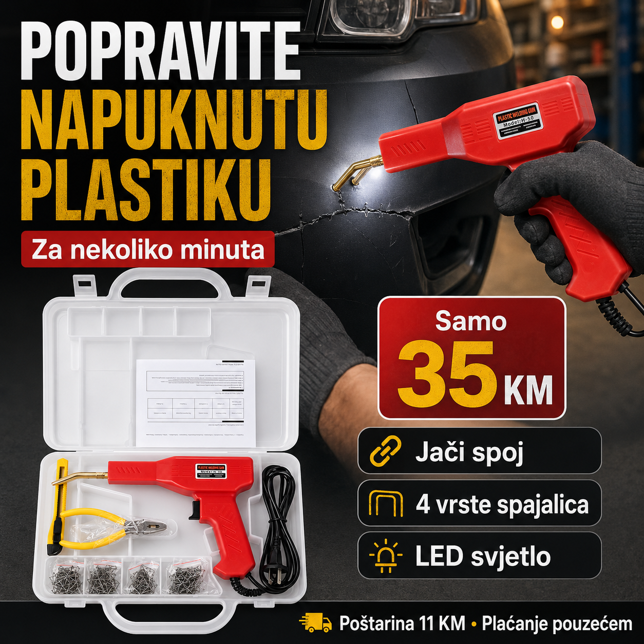 Pištolj za Varenje Plastike