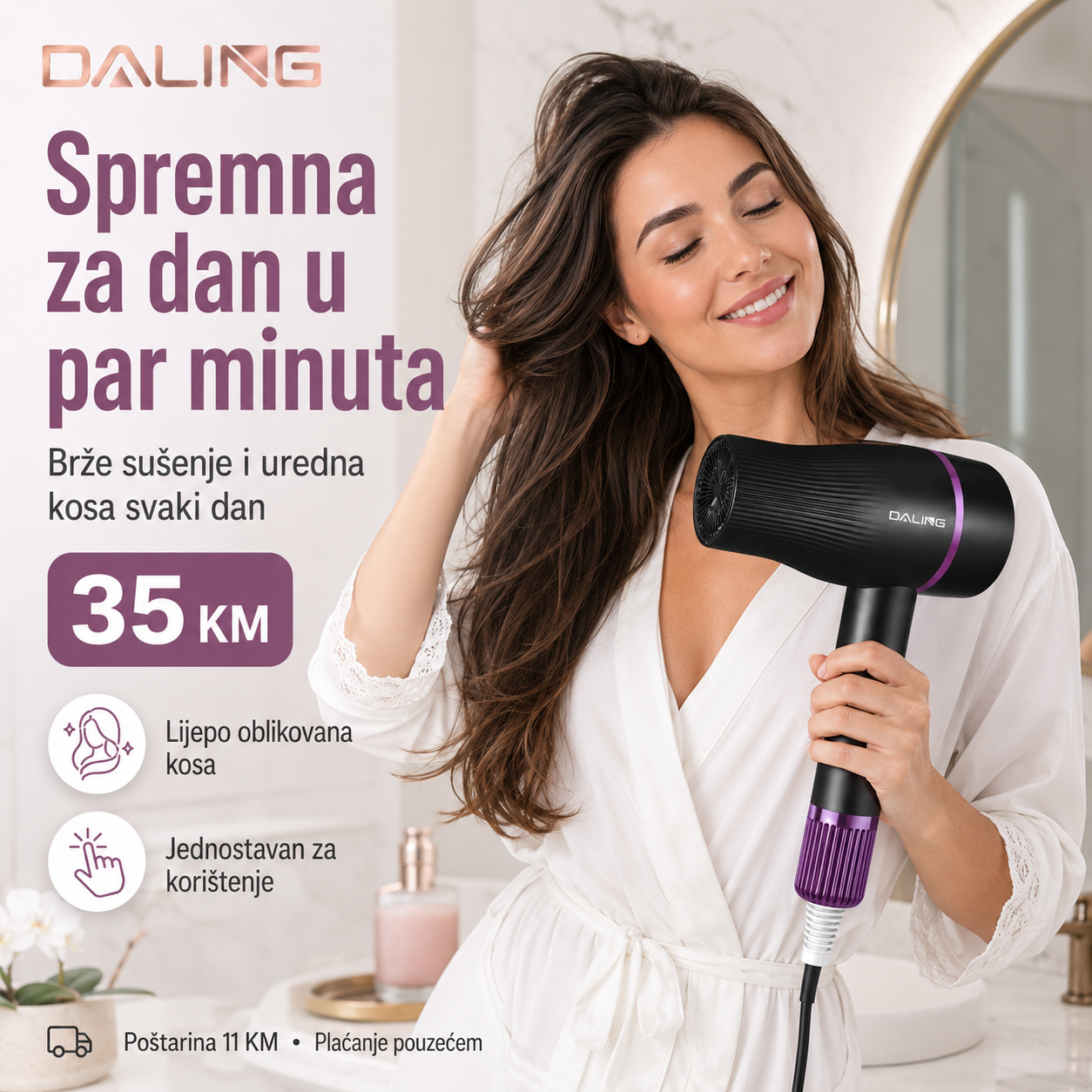 DALING Fen za Kosu