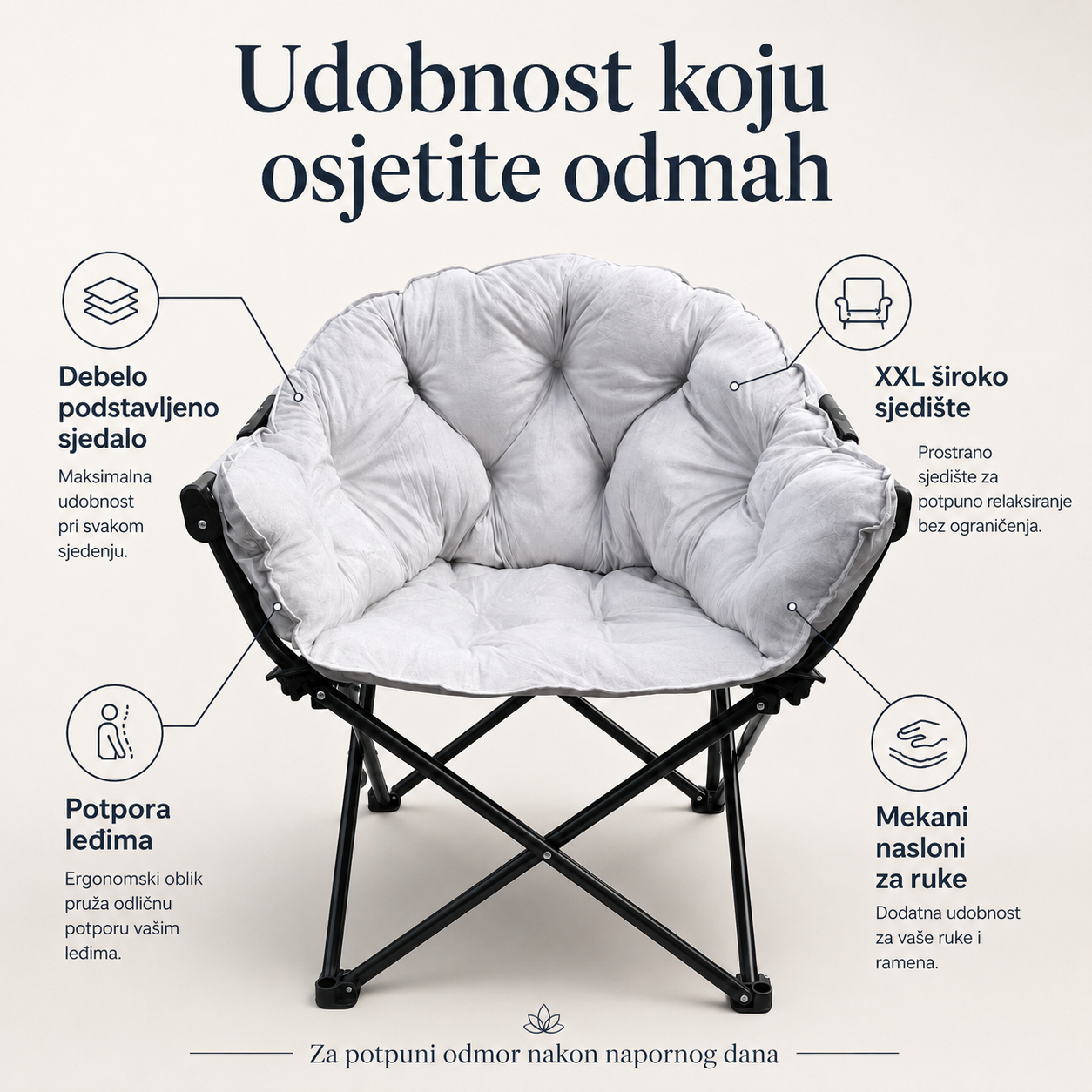 Luksuzna XXL Relax Stolica