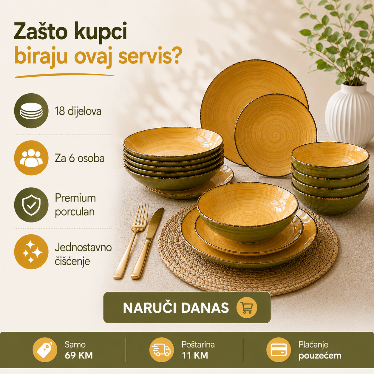18/1 PORCULANSKI SERVIS ZA RUČAVANJE