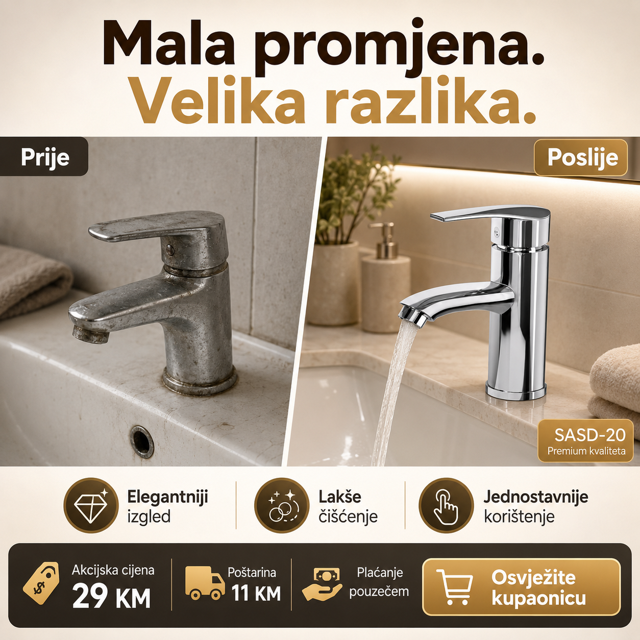 Premium Kupaonska Česma