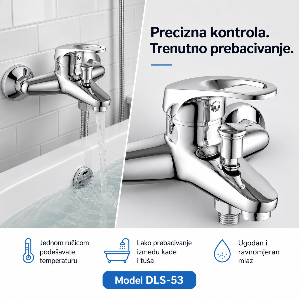 Premium Miješalica za Kadu i Tuš