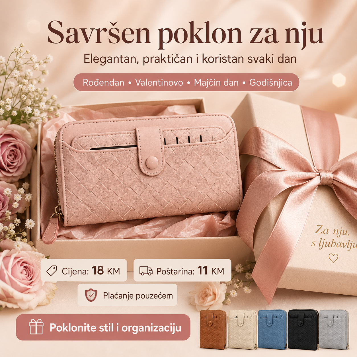 Elegantni Ženski Novčanik
