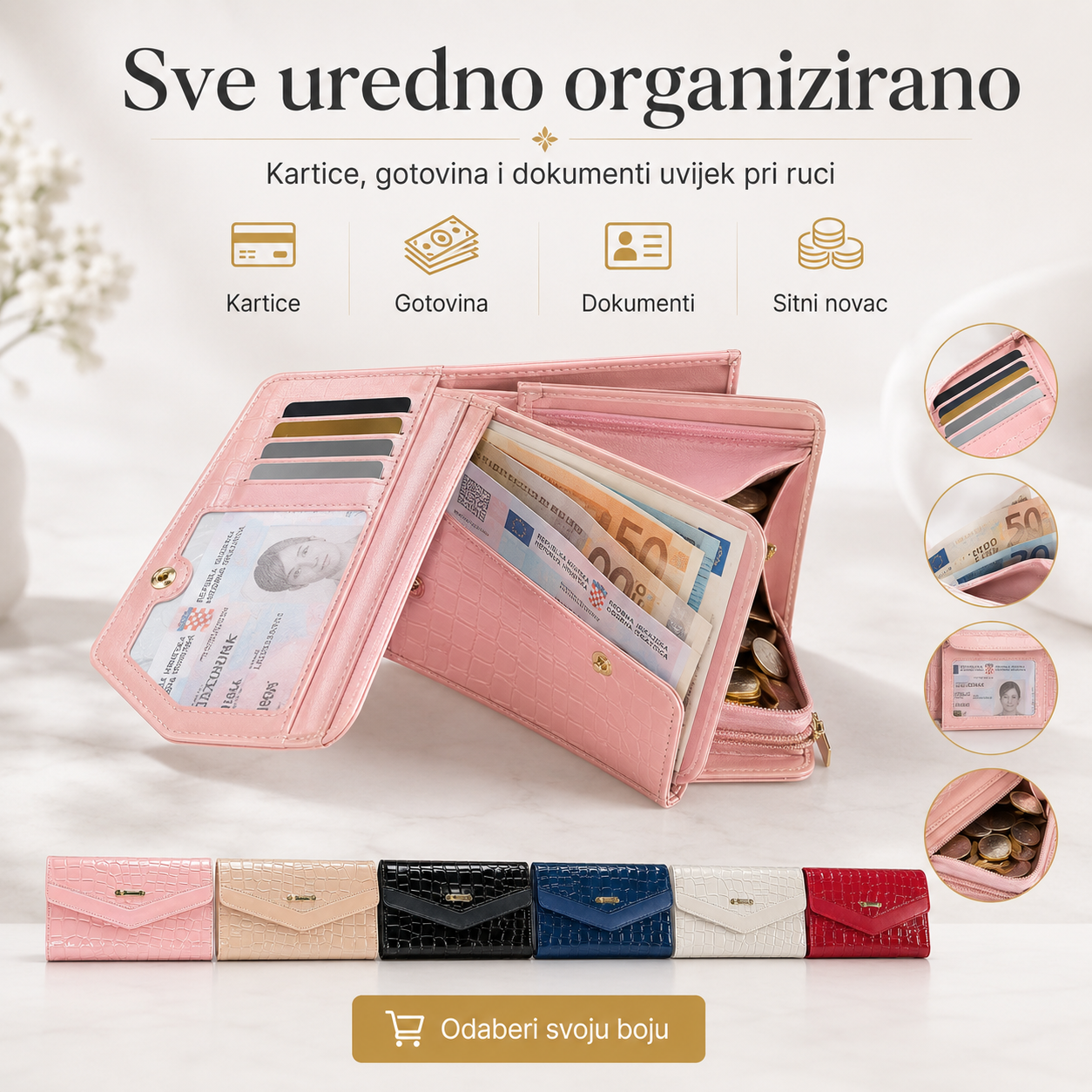 Elegantni Ženski Novčanik