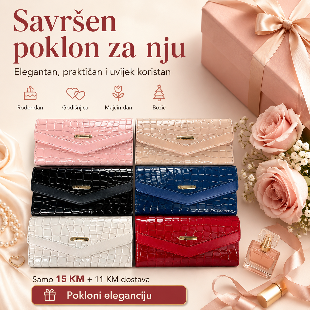 Elegantni Ženski Novčanik