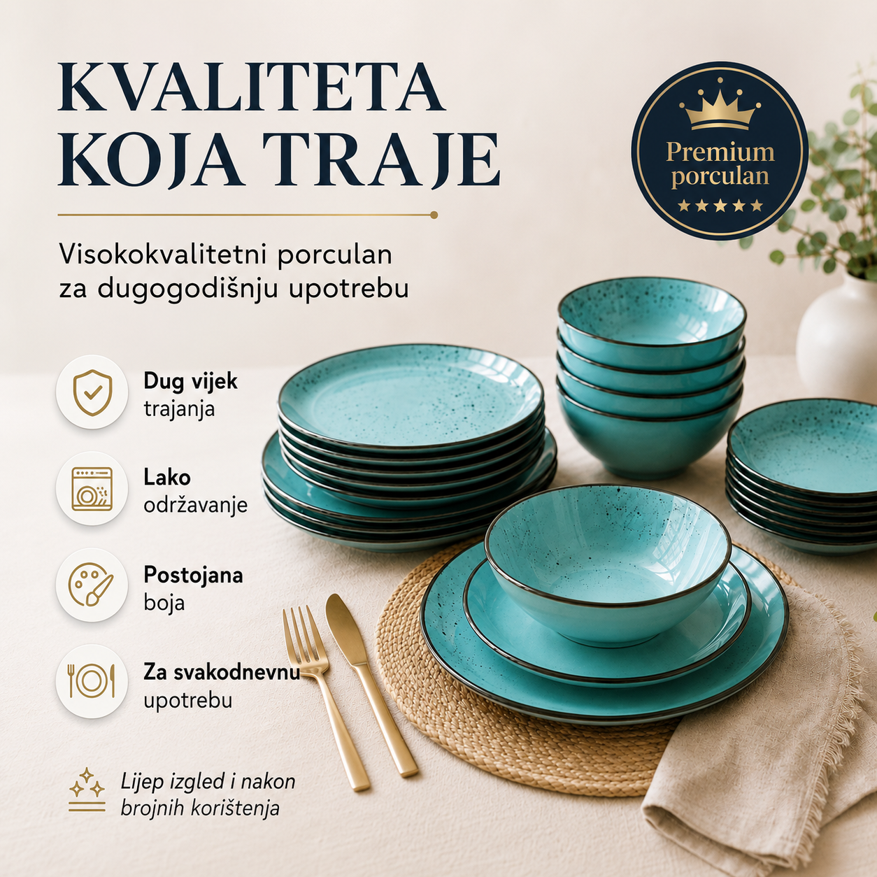 18/1 Porculanski Servis za Ručak
