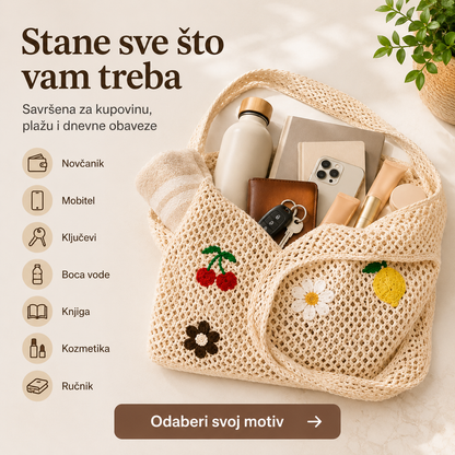 Pletena Torba za Kupovinu