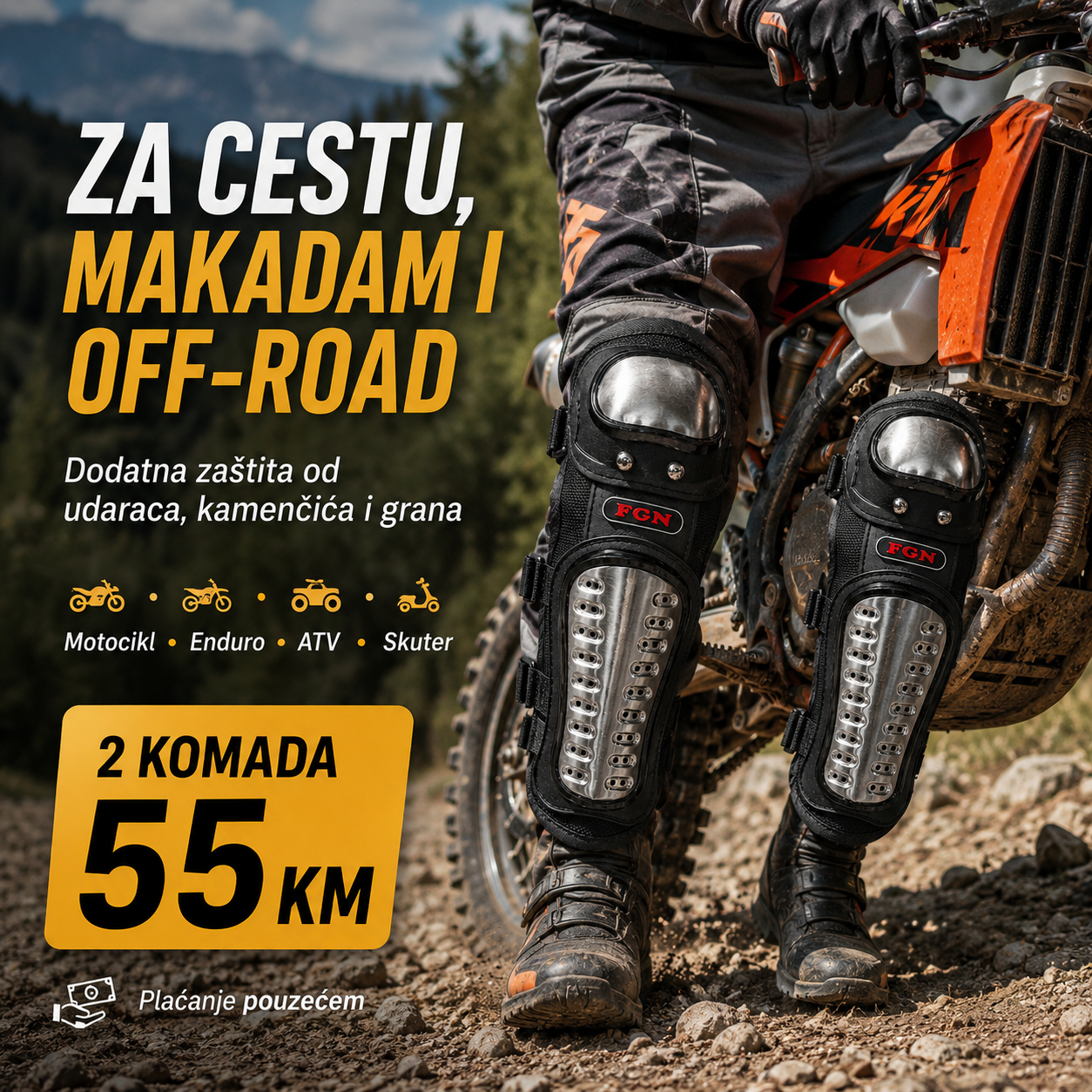 Motociklistički Štitnici za Koljena