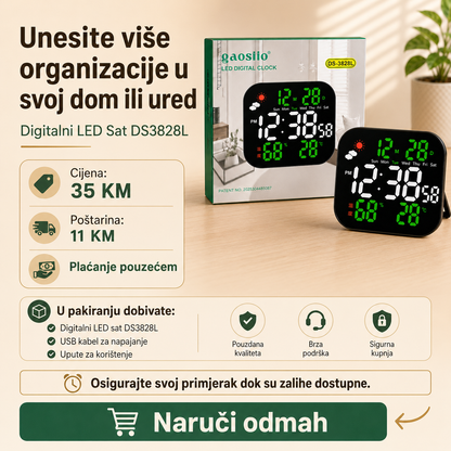 Digitalni LED Sat