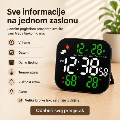 Digitalni LED Sat