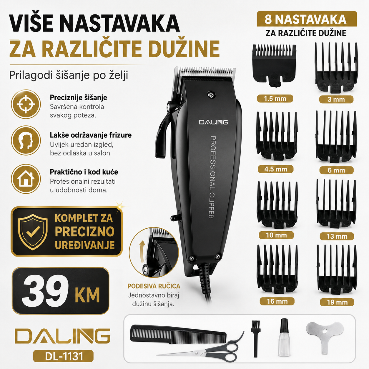 DALING Mašinica za Šišanje