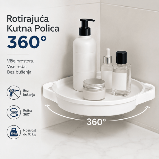Rotirajuća Kutna Polica 360° – – – slika 1