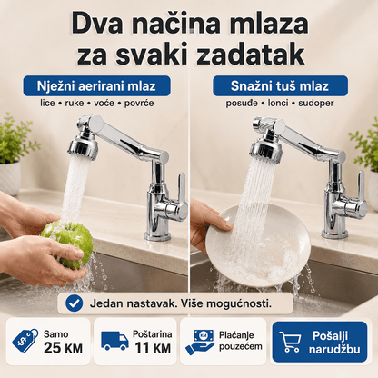 Rotirajući 1080° Nastavak za Slavinu – – – slika 3