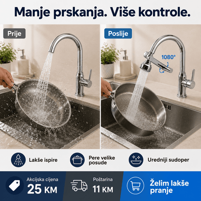 Rotirajući 1080° Nastavak za Slavinu – – – slika 7