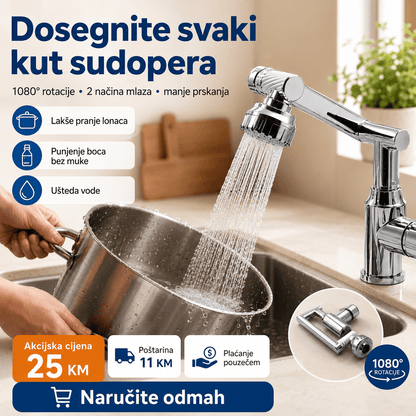 Rotirajući 1080° Nastavak za Slavinu – – – slika 2