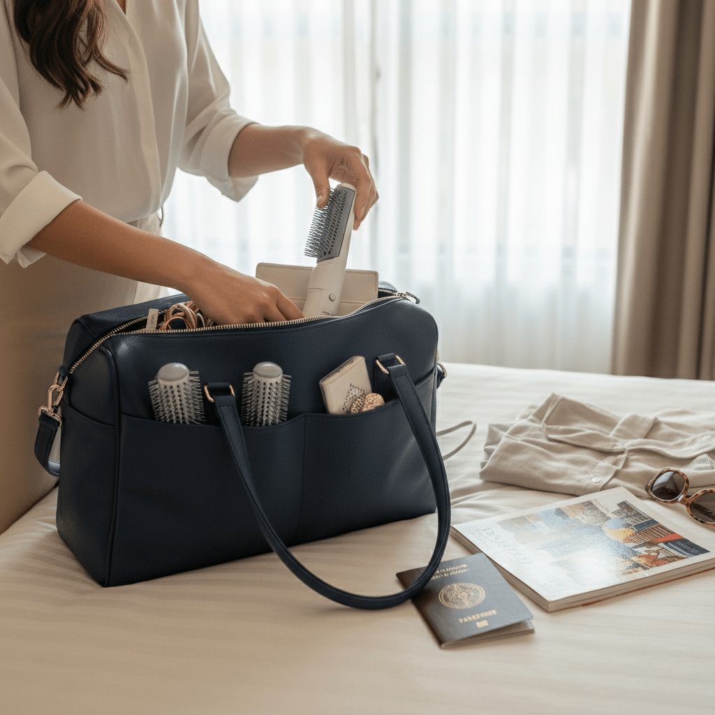 ROZIA 7 u 1 Profesionalni Fen Četka za Kosu – Njega kose – Univerzalna Bijela – slika 5