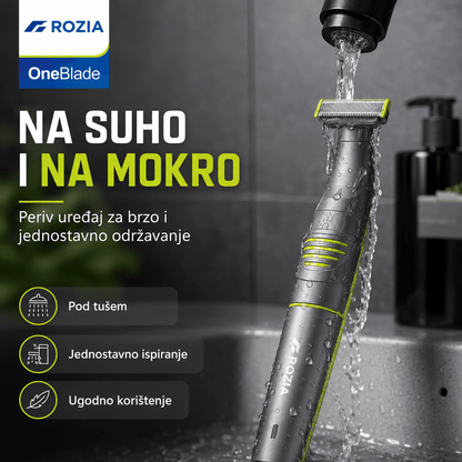Rozia OneBlade 3-u-1 Trimer za Bradu i Tijelo – – – slika 7