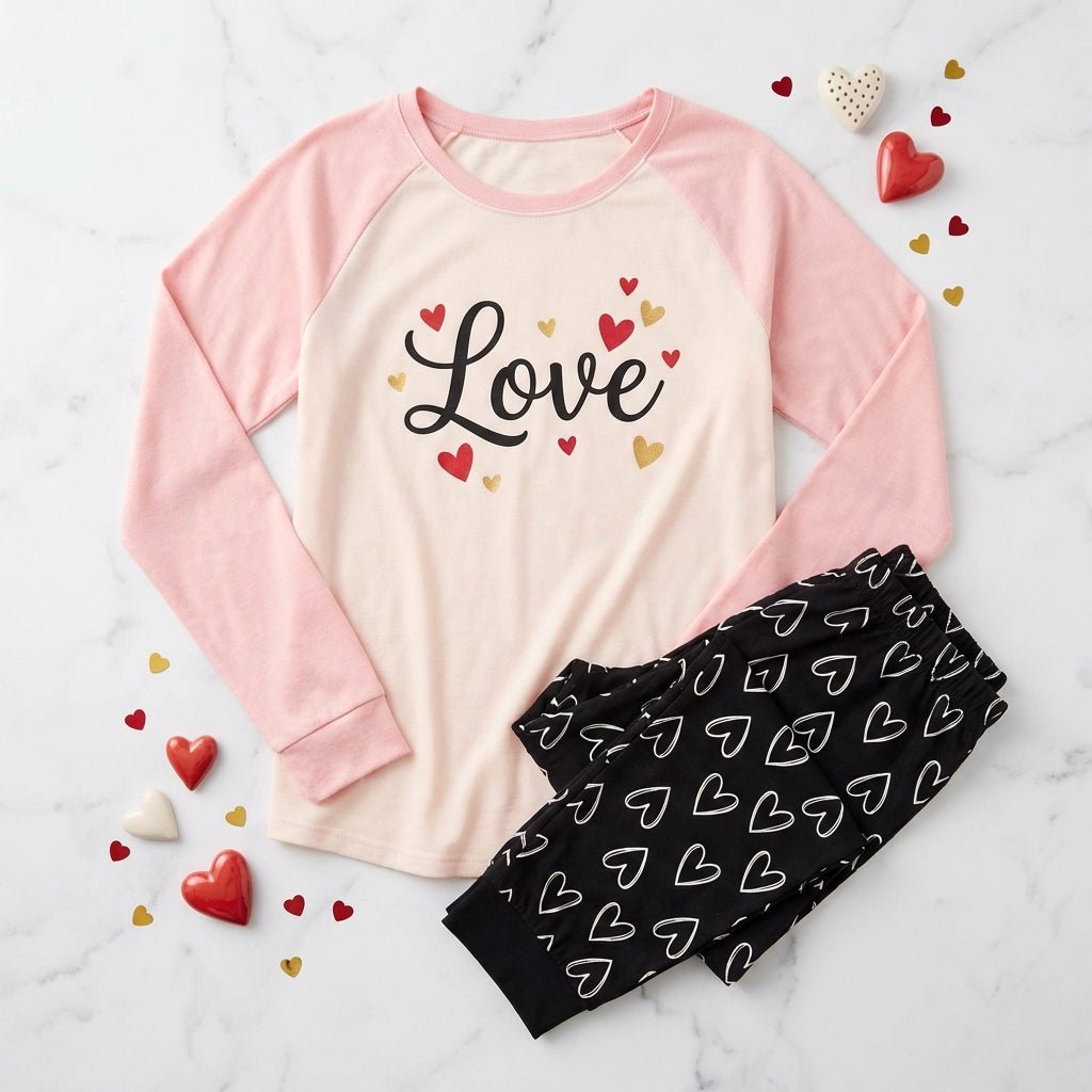 RUBINA Pidžama Love Hearts – Pidžame – M – slika 5