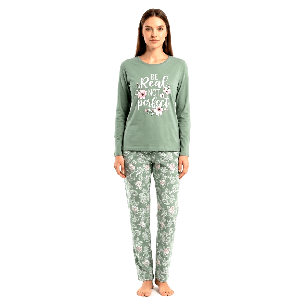 RUBINA Pidžama Set - Be Real Sage – Pidžama – M – slika 5