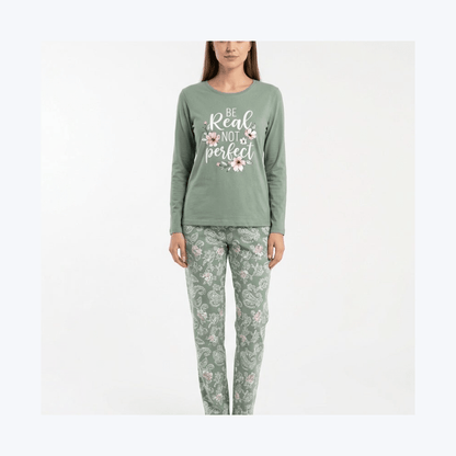 RUBINA Pidžama Set - Be Real Sage – Pidžama – M – slika 3