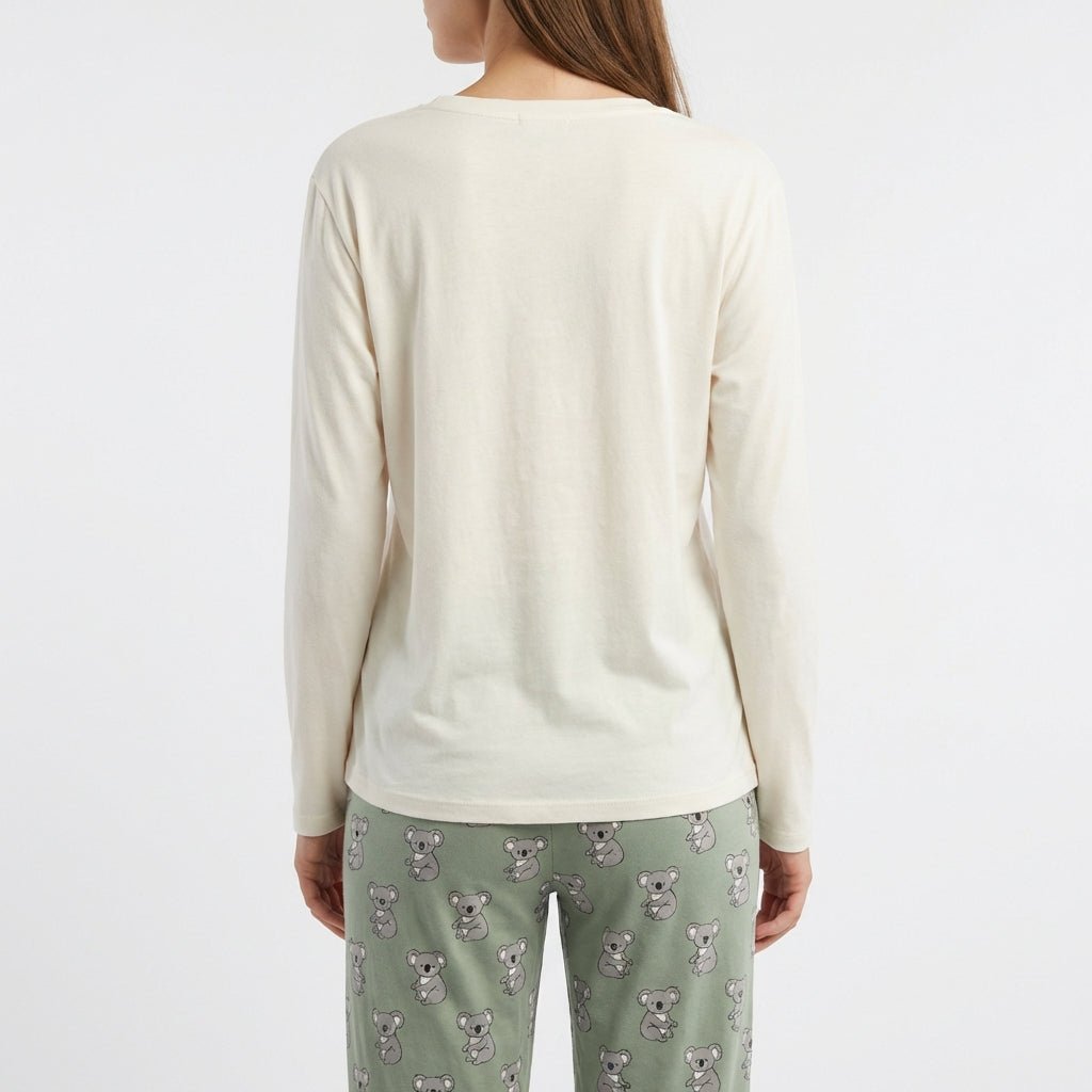 RUBINA Pidžama Set - Koala Cream – Pidžama – M – slika 4