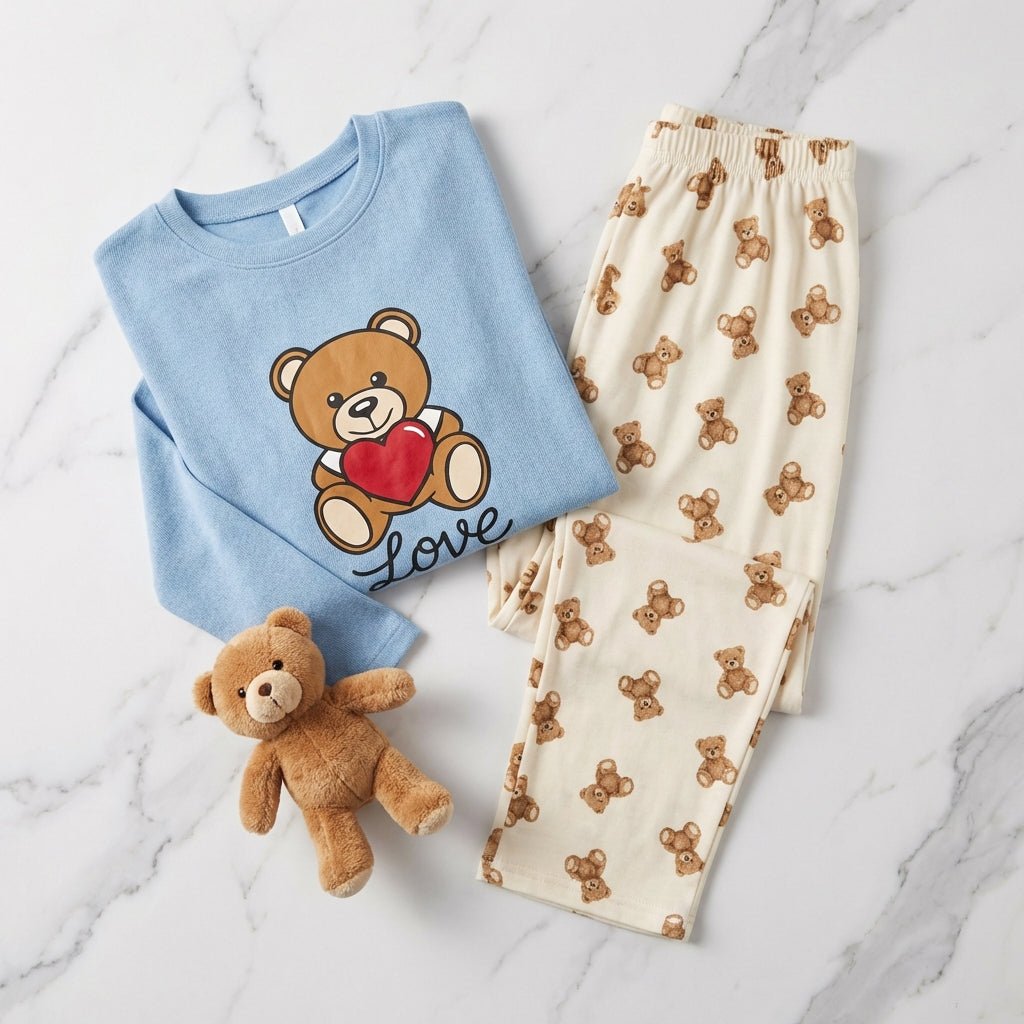 RUBINA Pidžama Teddy Bear Love – Pidžame – M – slika 5