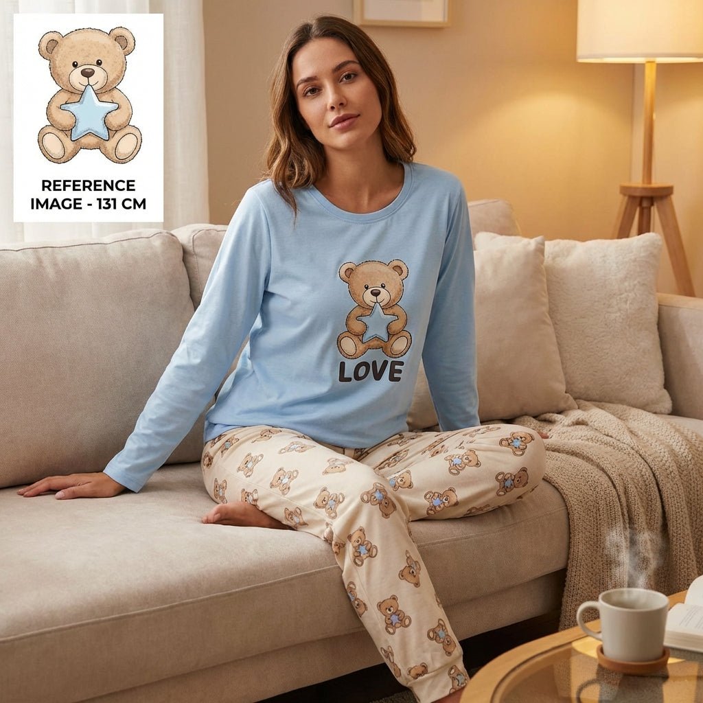 RUBINA Pidžama Teddy Bear Love – Pidžame – M – slika 6