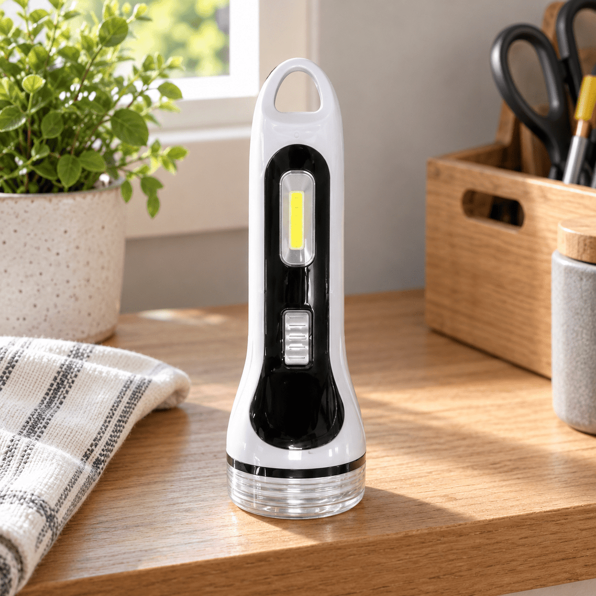 Ručna LED lampa 898 s bočnim svjetlom – Ručne lampe – – slika 2