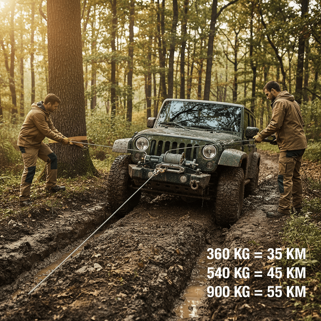 Ručna Vitlo (360 kg,540 kg, 900 kg) - SAMO KLIKNI