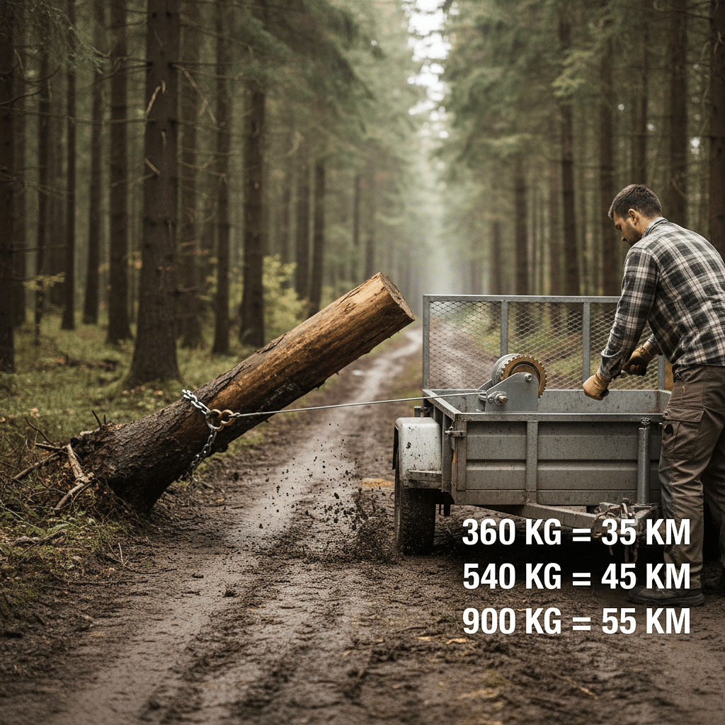 Ručna Vitlo (360 kg,540 kg, 900 kg) - SAMO KLIKNI