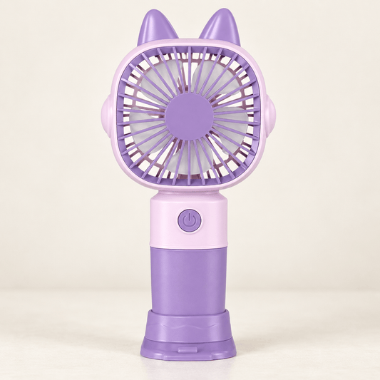 Ručni mini ventilator s mačjim ušima – Type-C – Ručni mini ventilatori – – slika 1