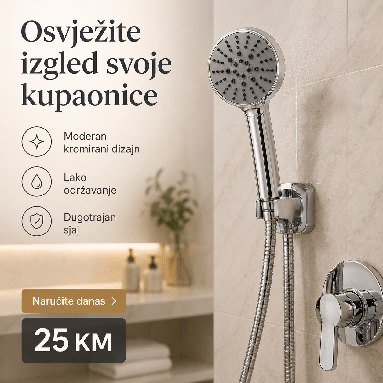 Ručni Tuš Set HOANSI 1.5 m – – – slika 6