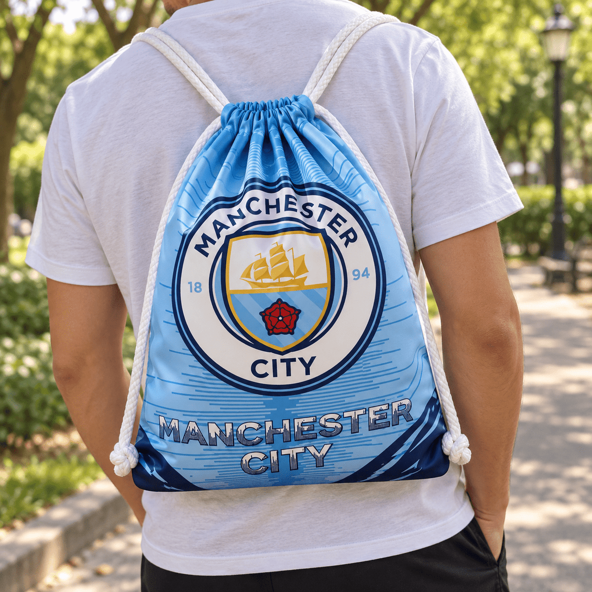 Ruksak na vezice – izbor navijačkog motiva – Ruksaci na vezice s motivima – Manchester City – slika 9