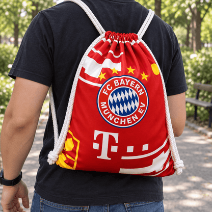 Ruksak na vezice – izbor navijačkog motiva – Ruksaci na vezice s motivima – Bayern München – slika 12