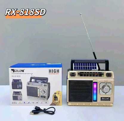 RX - 818SD Solarni Prijenosni Radio – – Crna – slika 4