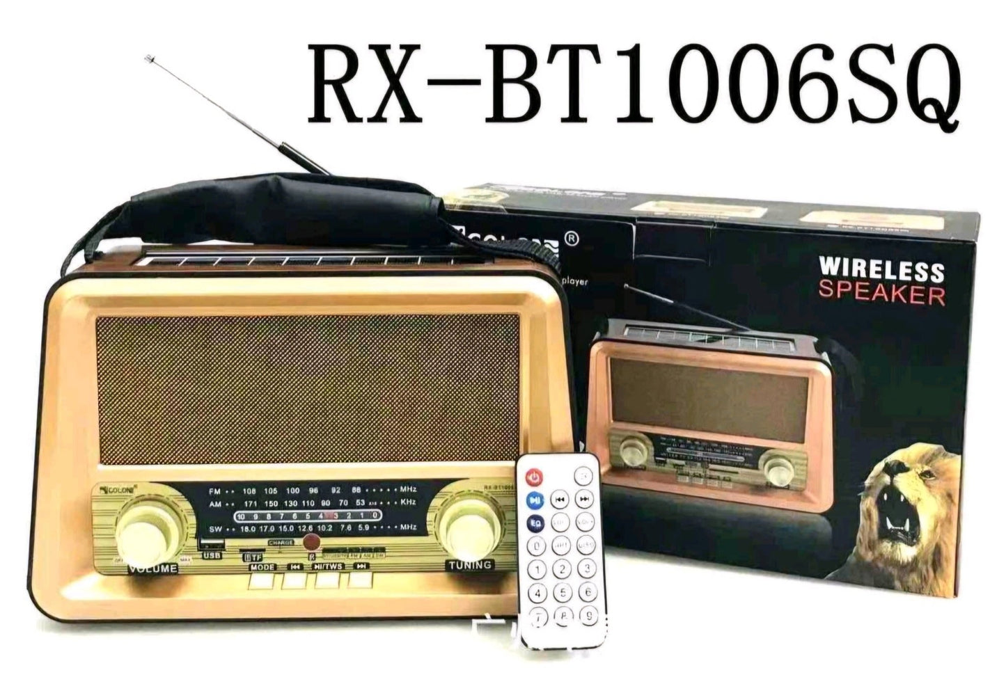 RX-BT1006 Prenosni Bluetooth Radio - SAMO KLIKNI