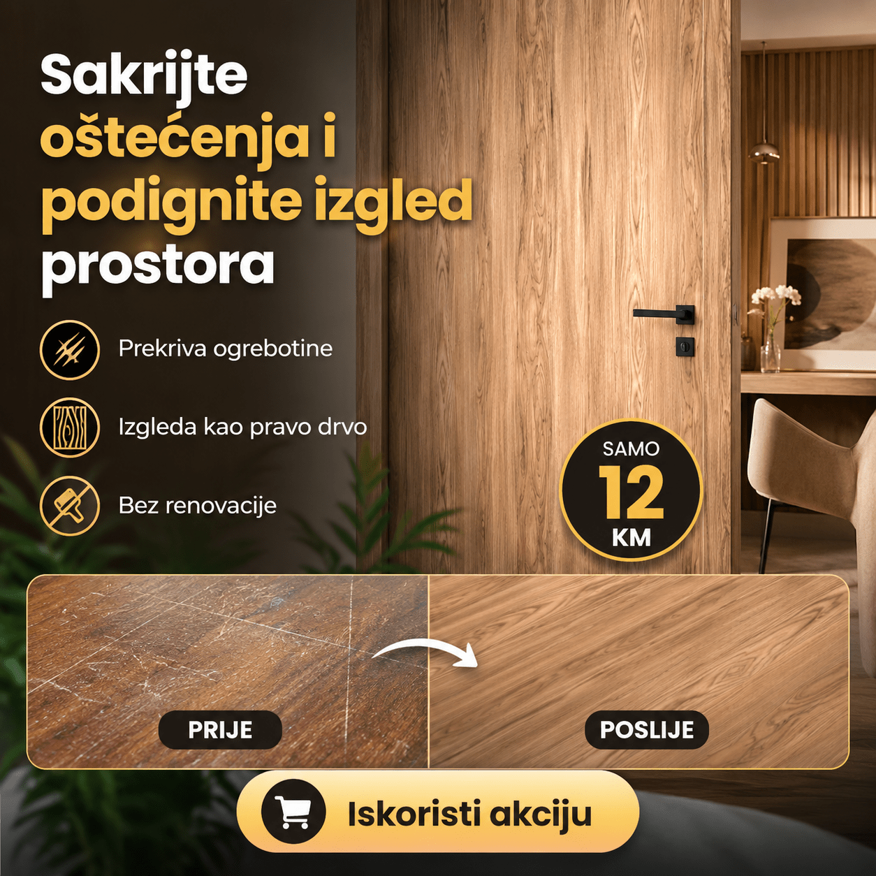 Samoljepljiva Dekorativna Tapeta – – – slika 4