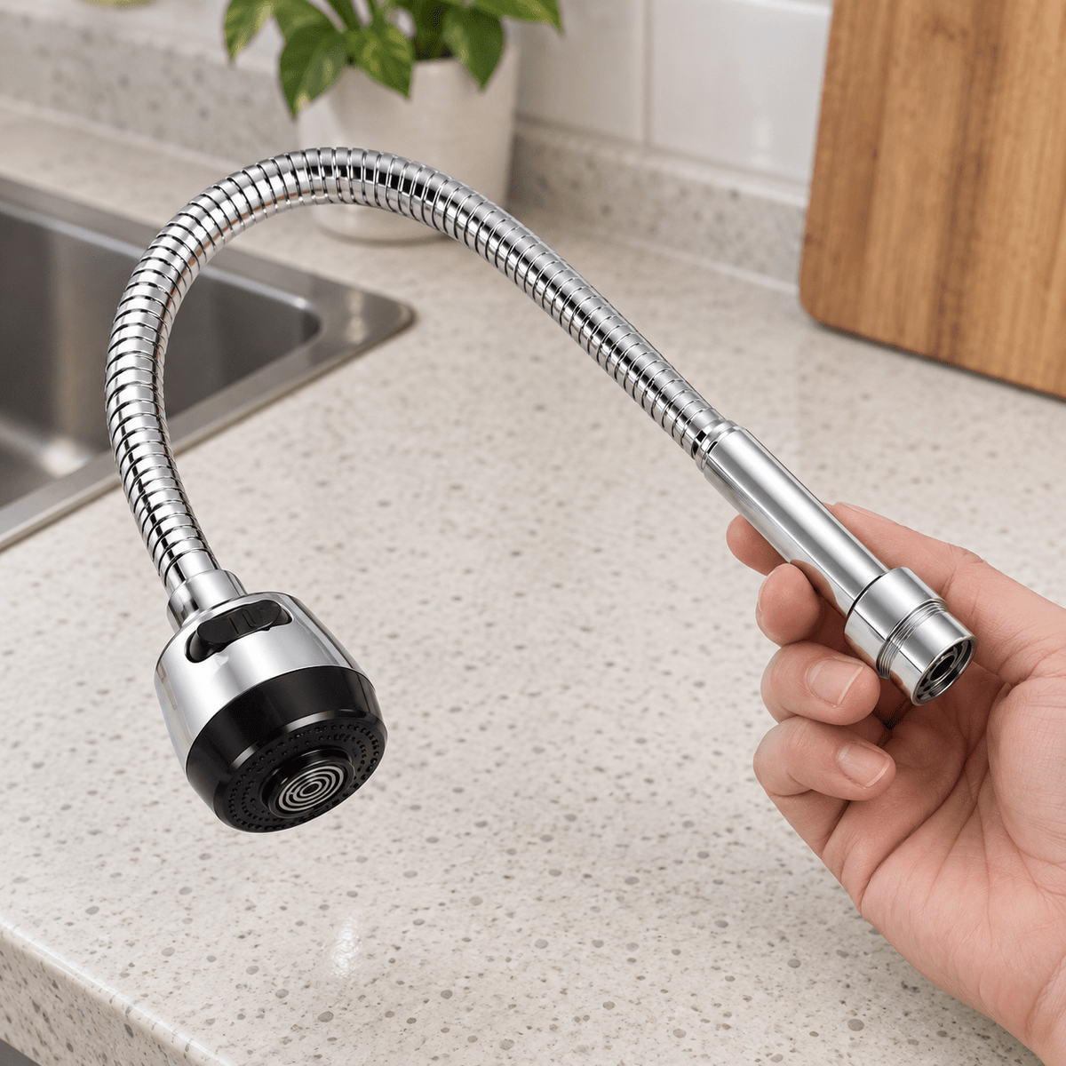 Savitljivi produžetak za slavinu ASB-080 – 50 cm – Nastavci za slavine – – slika 3