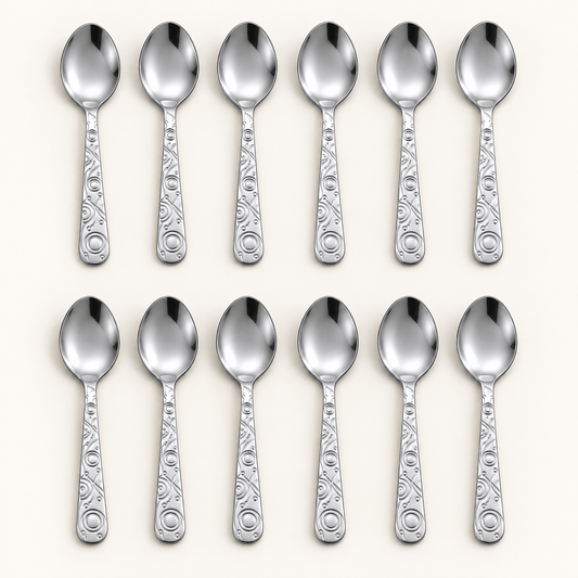 Set 12 ukrasnih kašičica za kafu – Kašičice za kafu – – slika 1