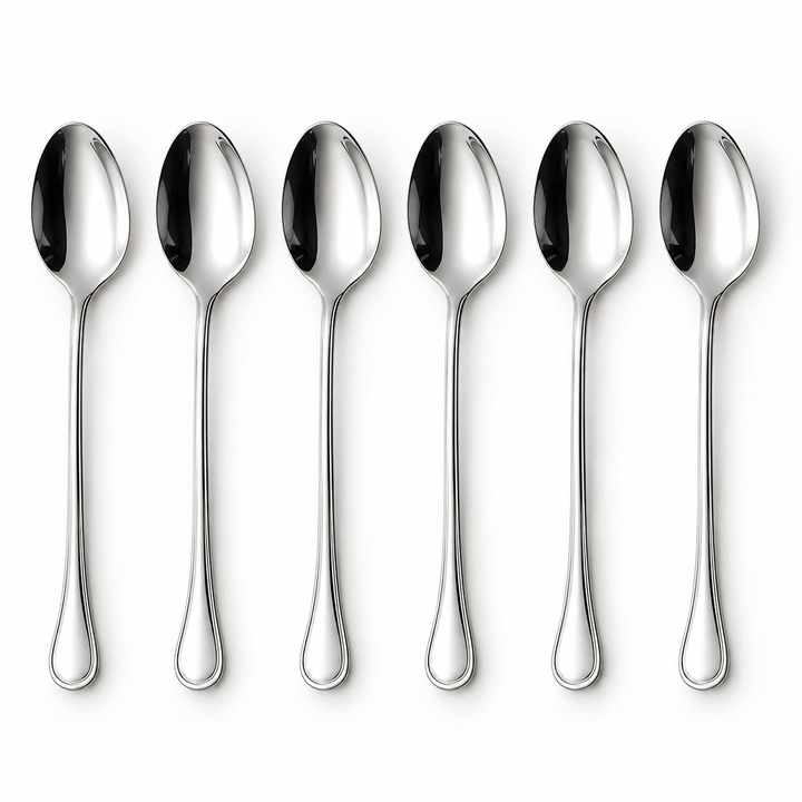 Set 6 kašika s uskim ovalnim dijelom – 20 cm
