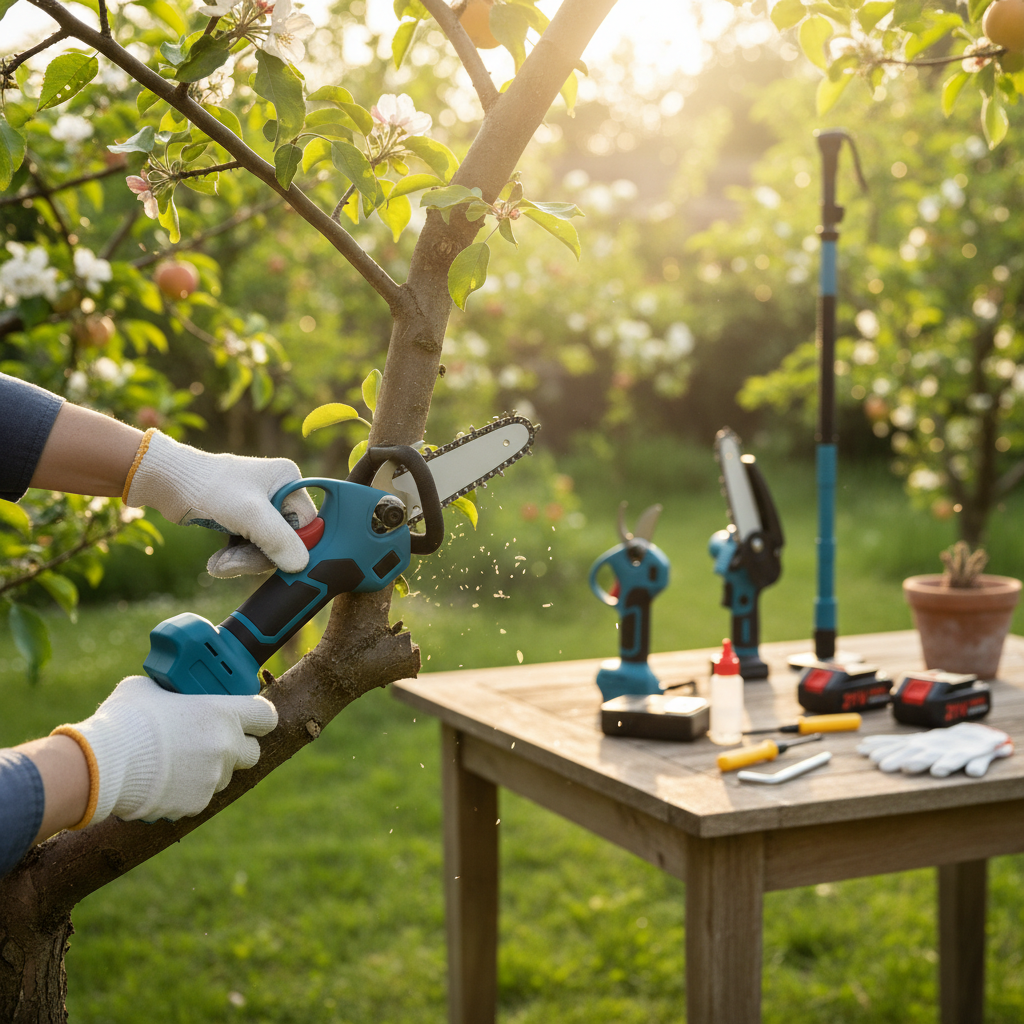 Set alata Aku pila+Aku makaze+Teleskopski Štap – – – slika 2