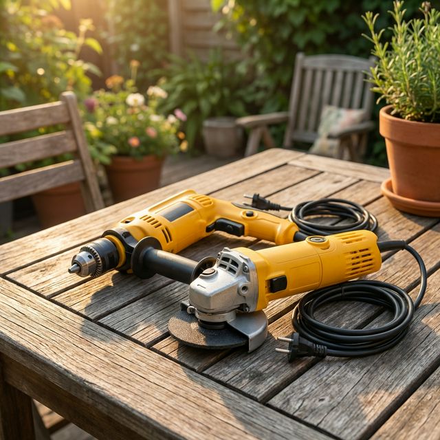 Set Električnih Alata 2 - u - 1 – Udarna Bušilica + Kutna Brusilica – Električni alati – – slika 7