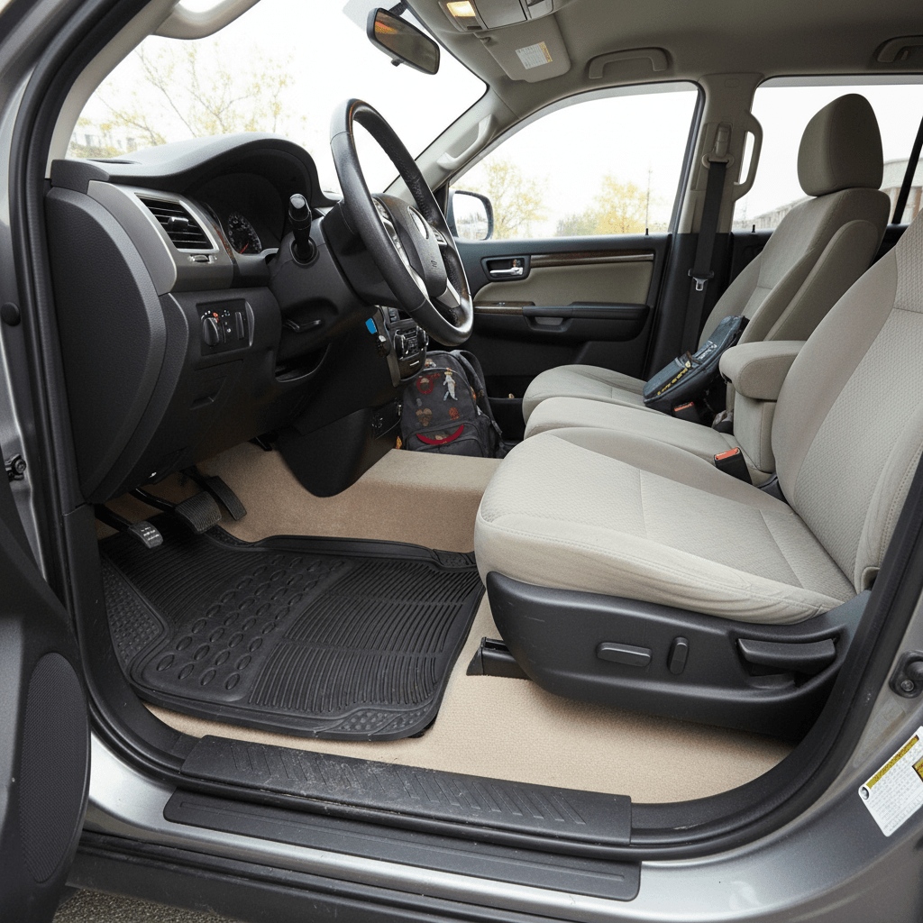 Set gumenih tepiha za automobil - 4.kom – – – slika 4