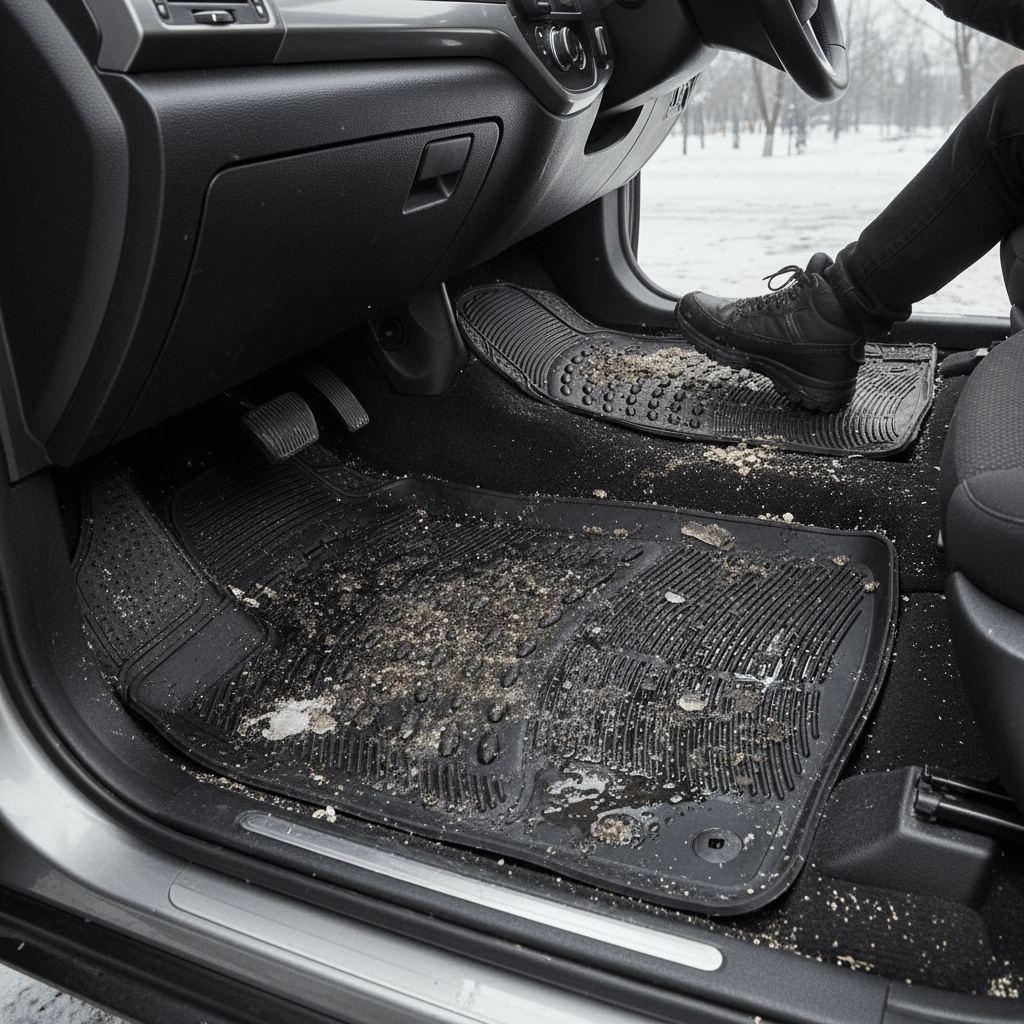 Set gumenih tepiha za automobil - 4.kom – – – slika 2