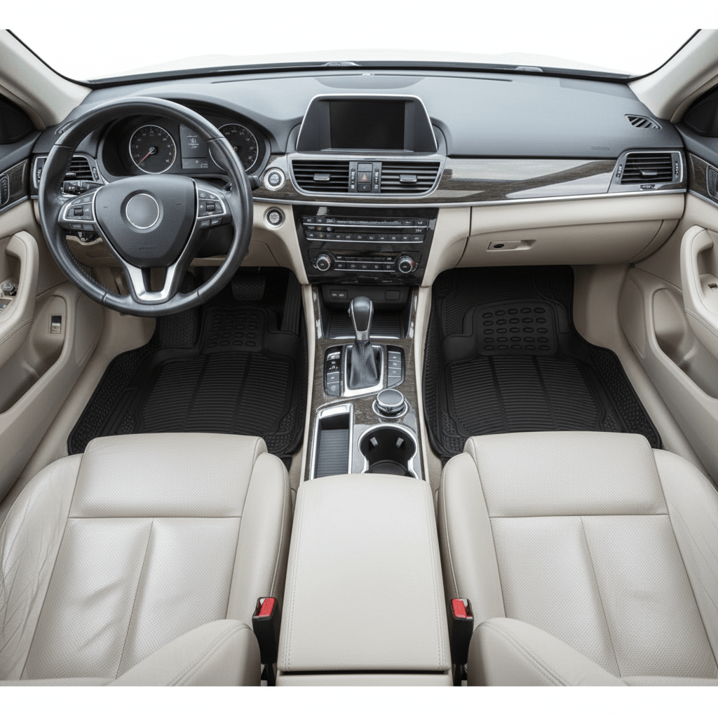 Set gumenih tepiha za automobil - 4.kom – – – slika 6