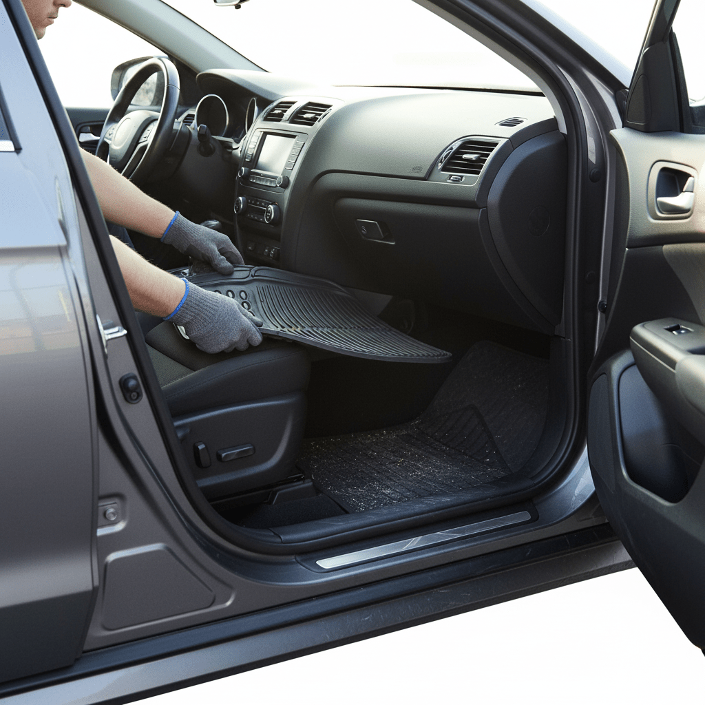 Set gumenih tepiha za automobil - 4.kom – – – slika 3