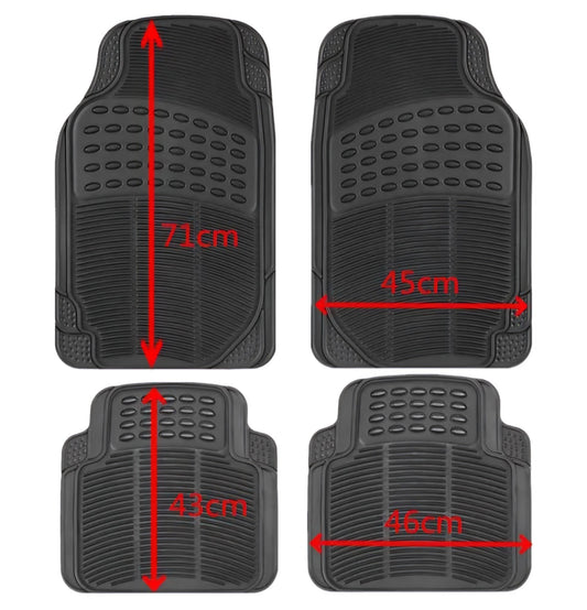 Set gumenih tepiha za automobil - 4.kom – – – slika 1