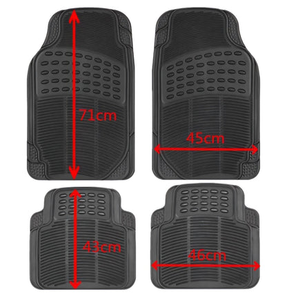 Set gumenih tepiha za automobil - 4.kom – – – slika 1