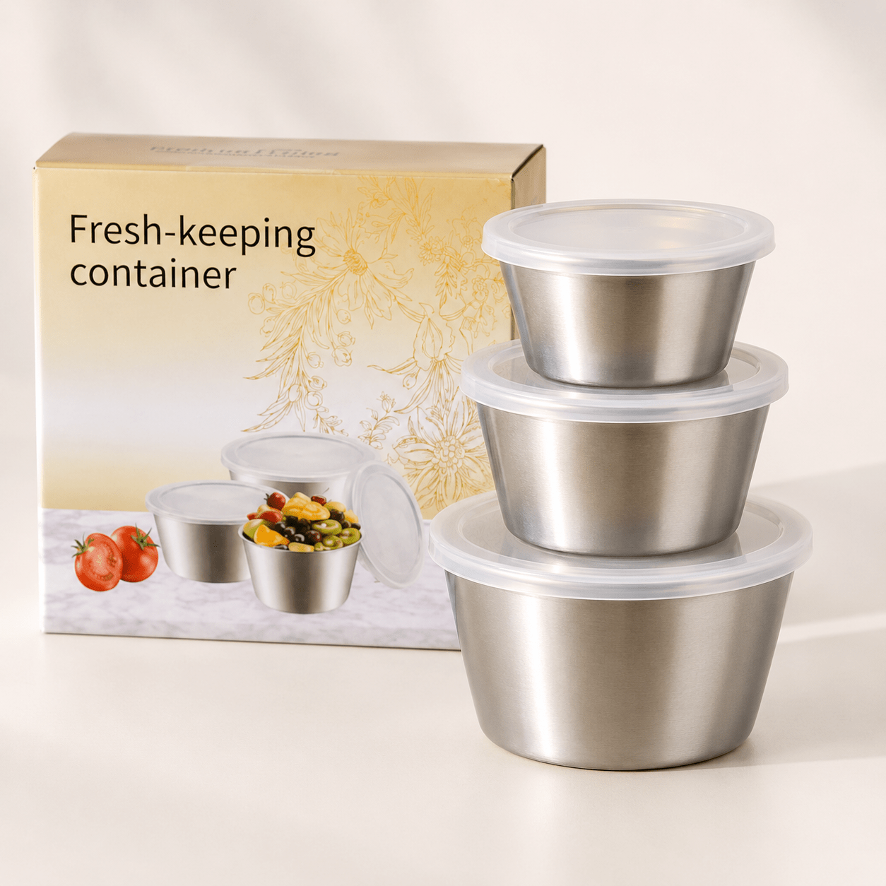 Set Inox Posuda za Pohranu Hrane – – – slika 4