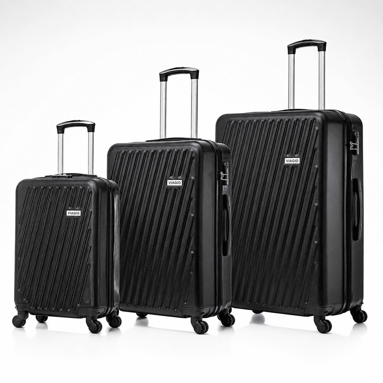 Set kofera 3 u 1 VIAGIO – – Crna – slika 2